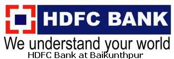 HDFC Bank at Baikunthpur